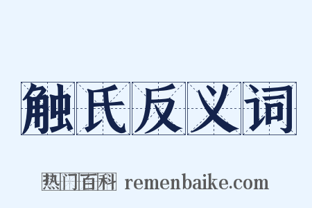 触氏反义词是什么意思的图片